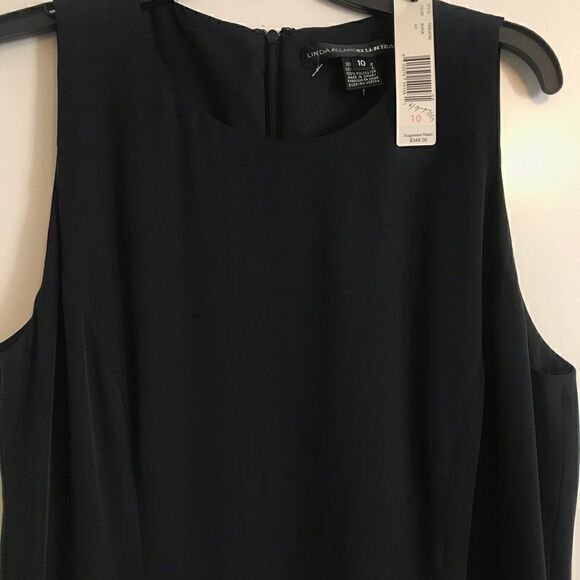 Ellen Tracy Gorgeous Black Ruffle Maxi - Picture 3 of 5